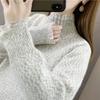 Dámský svetr Volný Ležérní Sníh a Vítr Neil Pletené svetry Teplý Jednobarevný Elastický Pulovr Silné a Volné Topy Svetr Dámský