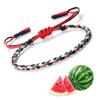 Stylish Knotted Bracelet Cotton Adjustable Hand Rope in Elegance Color Waterproof and Sweatproof Cotton Jewelry