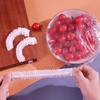 Reusable Disposable Food Cover Plastic Wrap Durable Elastic Food Lids For Bowls Elastic Plate Covers For Kitchen Food Saver Bag