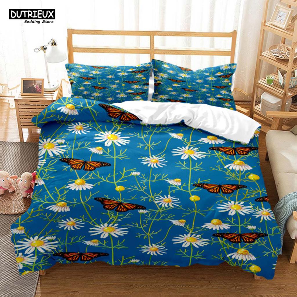 Little Daisy Digital Print Polyester Bedding Sets Child Kids Covers Boys Duvet Cover Set For Teens Bedding Set Bed Comforter Set