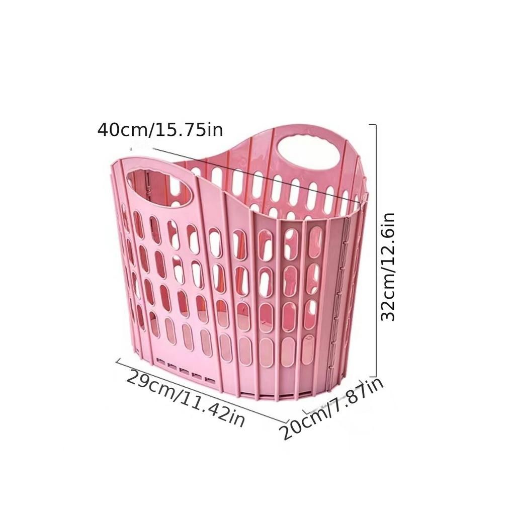 Modern foldable laundry basket wall-mounted, portable multi compartment dirty clothes storage box, durable polypropylene square design, laundry basket