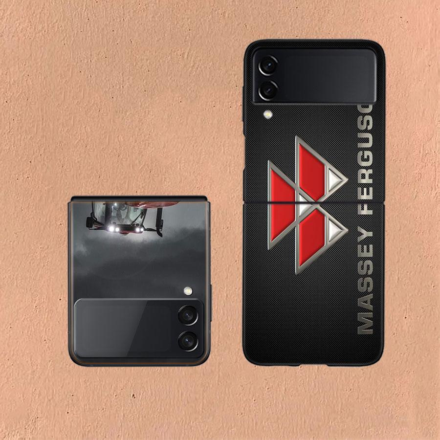 Tractor Farm Coque For Samsung Z Flip7 6 Galaxy Case Shockproof Z Flip5 Z Flip3 4 5G Hard Cover Phone TPU PC Hard Funda