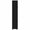 FLORIN Highboard with Doors Black 60 x 35 x 182 cm Particleboard
