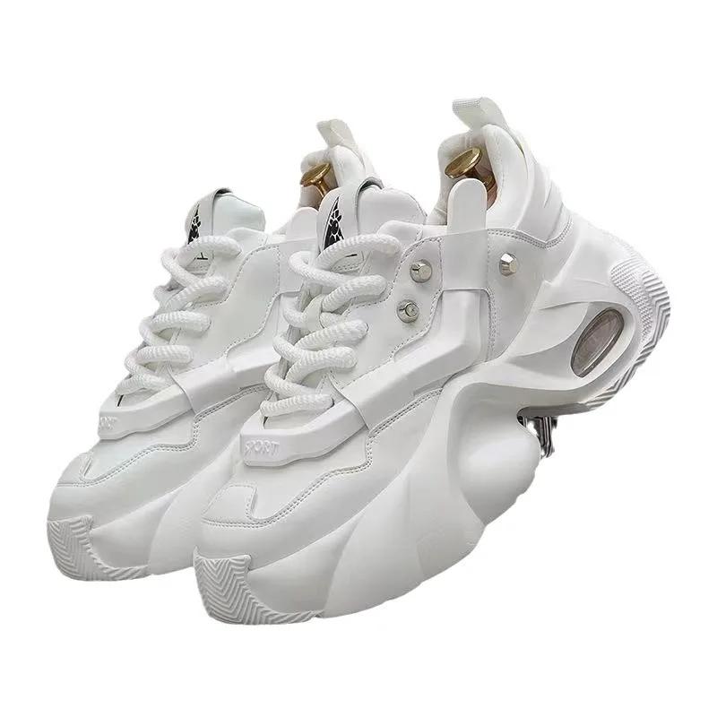 Fashion New Men's High Quality Classic Casual Shoes Anti slip Comfortable Thick soled Sports Shoes Campus Student Running Shoes sneakers