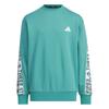 Adidas Word Crew Sweatshirt VM704 Pure Teal Kids' (KA3777)