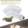 Pack of 100 Coffee Pods Sealing Cover Coffee Pods Foil Lids 45mm Coffee Pods Stickers for Home and Commercial Use
