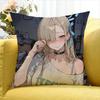 Ichinose Asuna Blue Archive   Various Sizes Square Pillow Case For Car Home Bedchamber Decor
