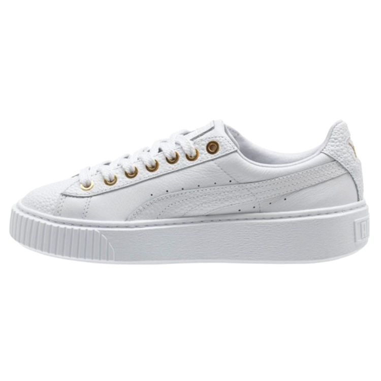

Puma Basket Platform Low Top Sneakers Women sneakers White 364233-01 38.5