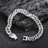 Unisex Cuban Cut Edge Titanium Steel Bracelet - Simple Whip Chain Fashion Jewelry