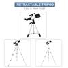 70mm Astronomical Telescope 150X High Power Monocular Telescope Refractor Spotting Scope with 5*24 Finder Scope Tripod Moon Filter 3X Barlow Lens for