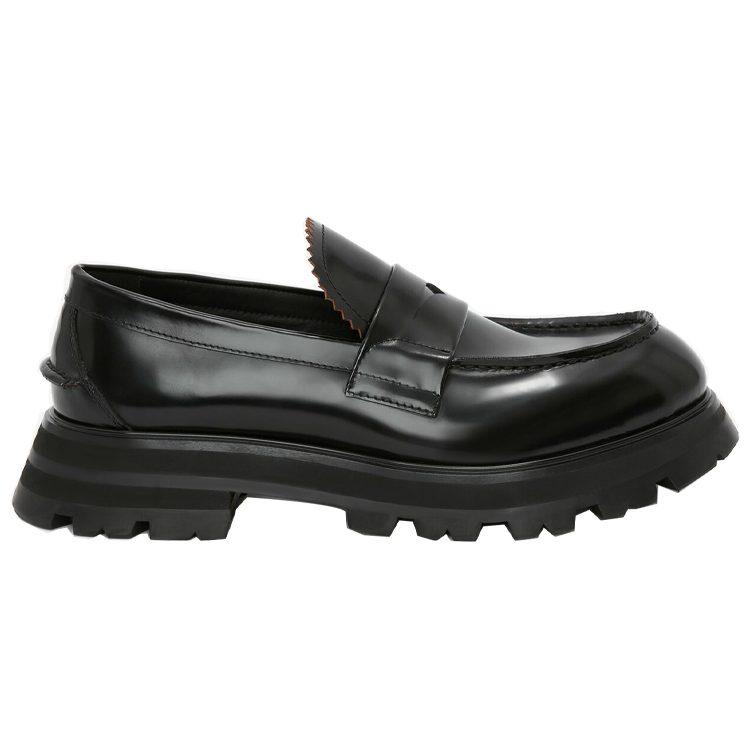 Alexander Mcqueen Penny Loafer Black Women's 664618WHZ801000