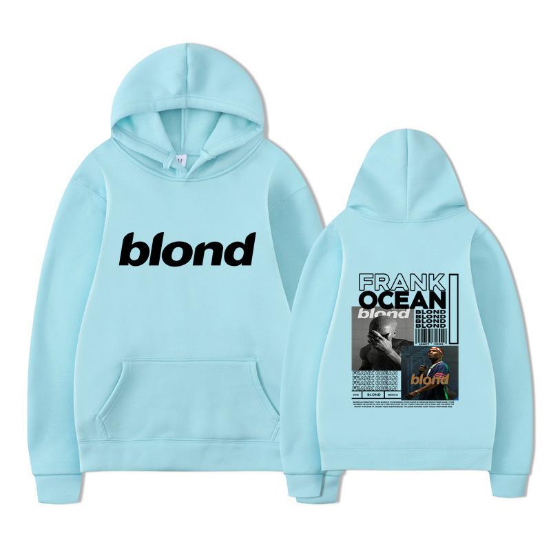 New blond Amazon autumn and winter new fleece urban casual hooded sweater