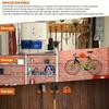 1 Set Easy to Install Heavy-Duty Steel Lawn Mower Hanger- Wall-Mounted Trimmer Rack for Garage,Hedge Trimmer Tool Organizer Hook