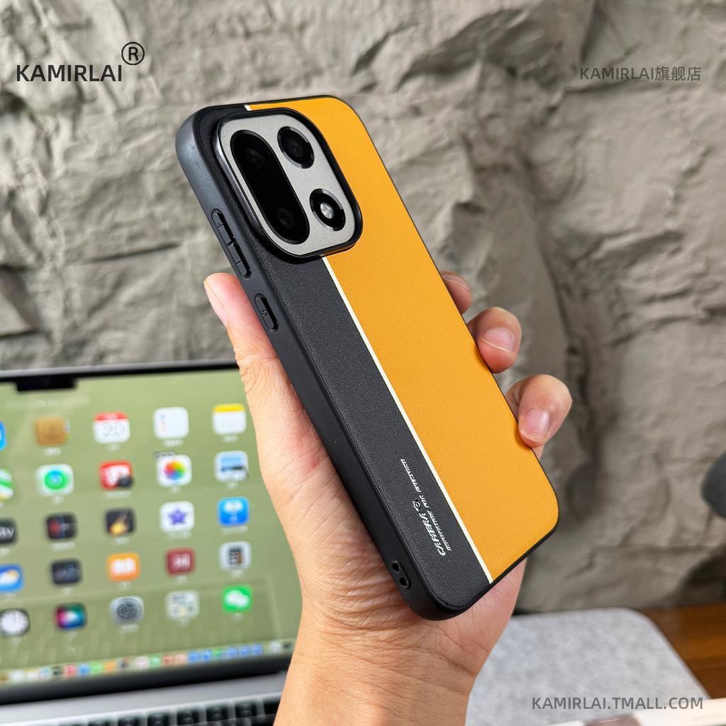 Für OnePlus 15 Hülle Einfaches PU Veganes Leder Silikonisierte Handy Rückseite Für One Plus 15 Schale Staubdicht Stoßfester Bumper