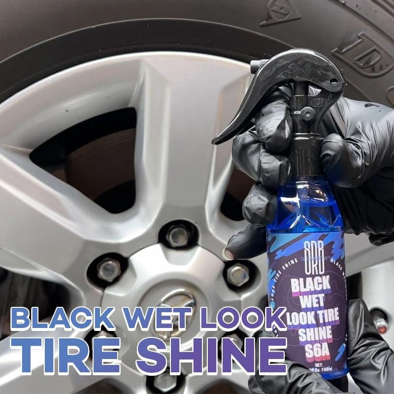 1Pcs Protection Long-Lasting Tire Shine Spray 100Ml Motorcycle Black Wet Look Tire Shine Dressing For Deep Glossy Finish
