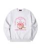 NUHABIT N/H Strawberry Cake Oversized Fleece-Lined Sweatshirt_Melange White (Gom4-4Nh035)