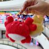 Adorable Crab & Lobster Plush Keychain Charm