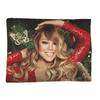Mariah Carey Singer Christmas Gift Blankets Soft Warm Flannel Throw Blanket Cover for Bed Living Room Picnic Travel Home Sofa