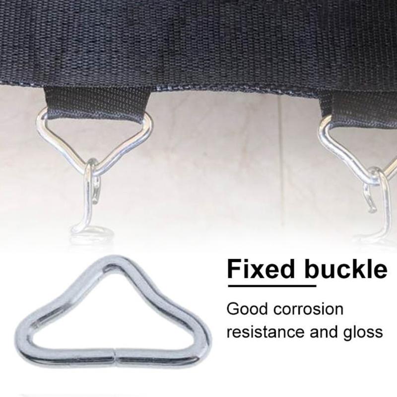 5 Stück Trampolin-Schnalle Dreieckige Ringe Trampolin-Befestiger für Trampolin-Reparatur Trampolin-Dreieckige Ringe Schnallen-Verbinder