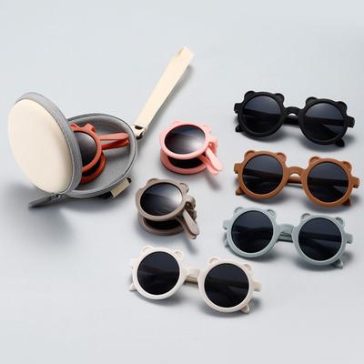 Plastic Children's Glasses Bear Shape Eyewear Accessories Light Weight Sunglasses  Beach Party