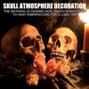 Halloween Simulation Skull Indoor Outdoor Fireplaces Party Scene Layout Props Foam Skull Ornaments Decoration