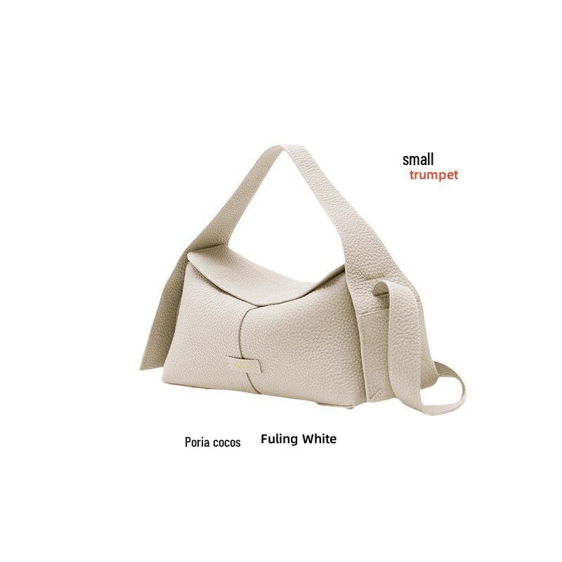 Yamashita Ear-Hanging Genuine Leather Womens Hobo Bag - Versatile Simple Handbag, Shoulder & Crossbody Bag for Commuting