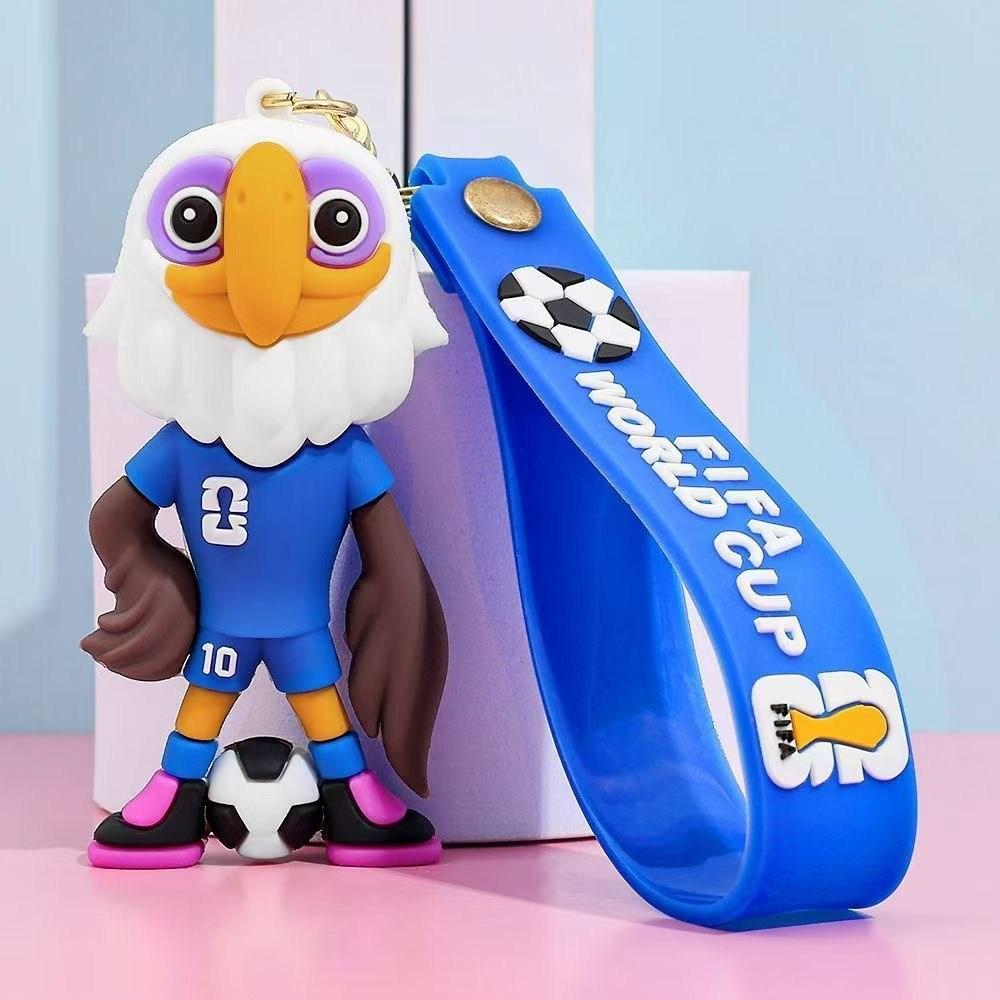 Portachiavi Mascotte Coppa del Mondo 2026 4pz - Portachiavi