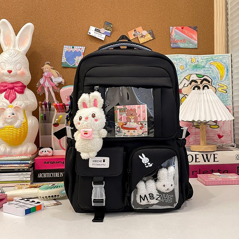 Versatile Large Capacity Computer Backpack  Junior High School Travel Bag Senior High School Backpack