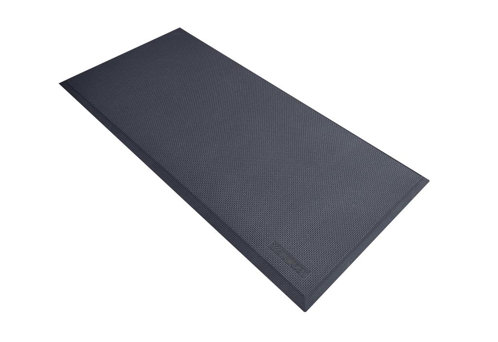 YAMAZEN Raku Mat Raku 900 X 450mm Fatigue-Reducing Mat for Standing Work, Relieves Back Pain, Reduces Stress, YC-45900-17(BK) [Revised RoHS Compliant]