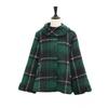 Shiz Madam Women Wool Jacket Turtleneck Loose Sleeve J31760