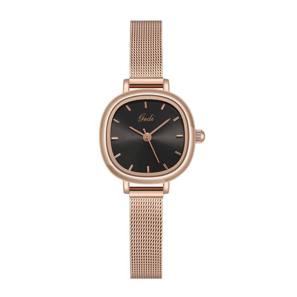 Niche High-End Women'S Watch, Simple Waterproof Stainless Steel Quartz Student Watch, Versatile Women'S Watch
