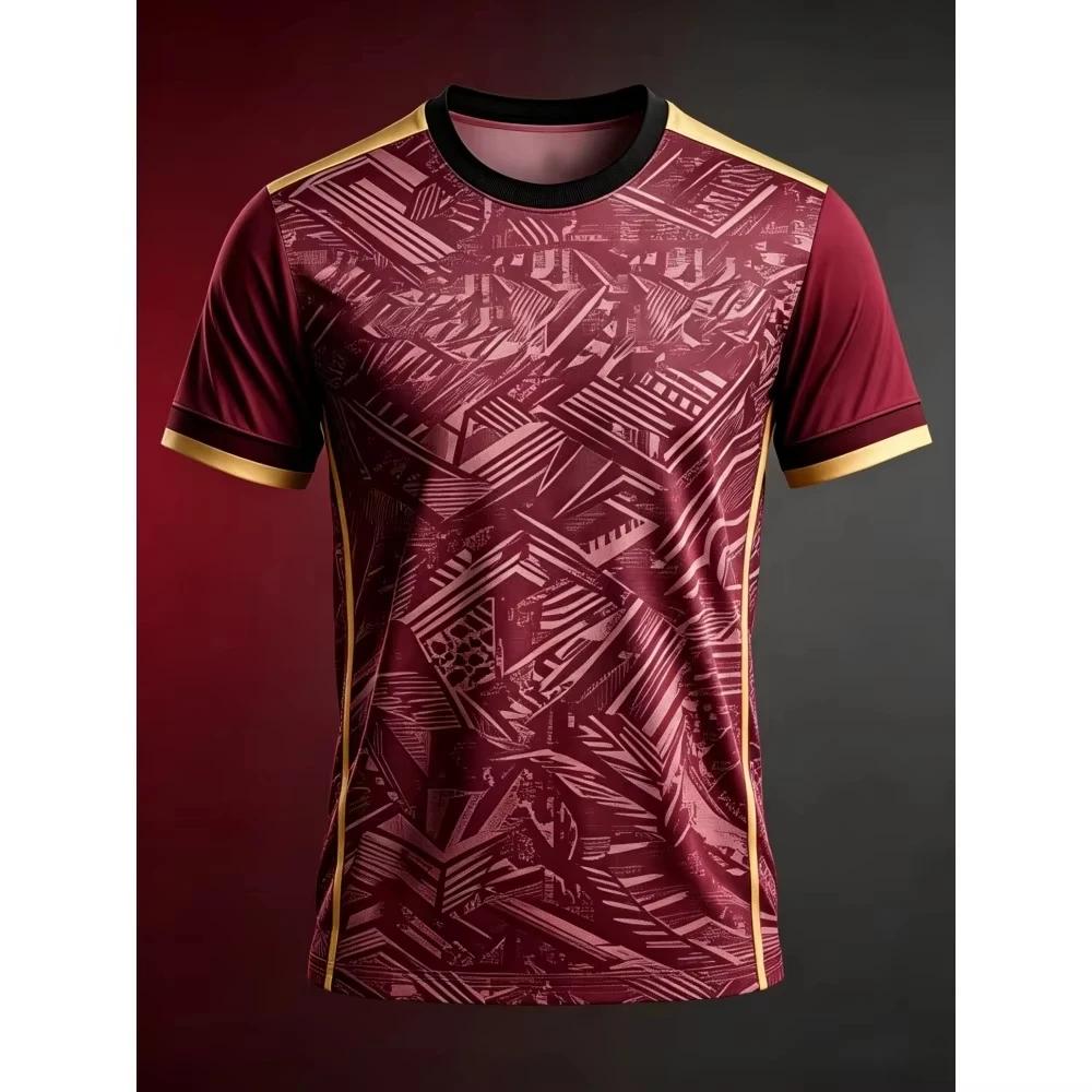 Fashion Breathable Men's Sports T-Shirt Badminton Table Tennis Breathable Training T Shirt Men Women Fitness Short Sleeve Tops