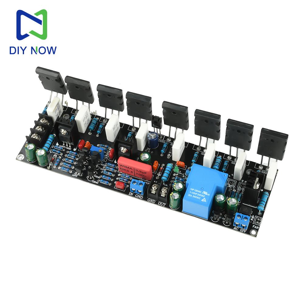 DC 20V-90V 400W Power Amplifier Board Speaker Protection Upgraded Mono Power Amplifier 1943+5200 High-Power Audio Amplifier