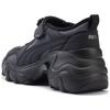 Puma Retro Hollow Out Thick Sole Mary Jane Low Top Casual Shoes Women sneaker Black Silver 399002-01