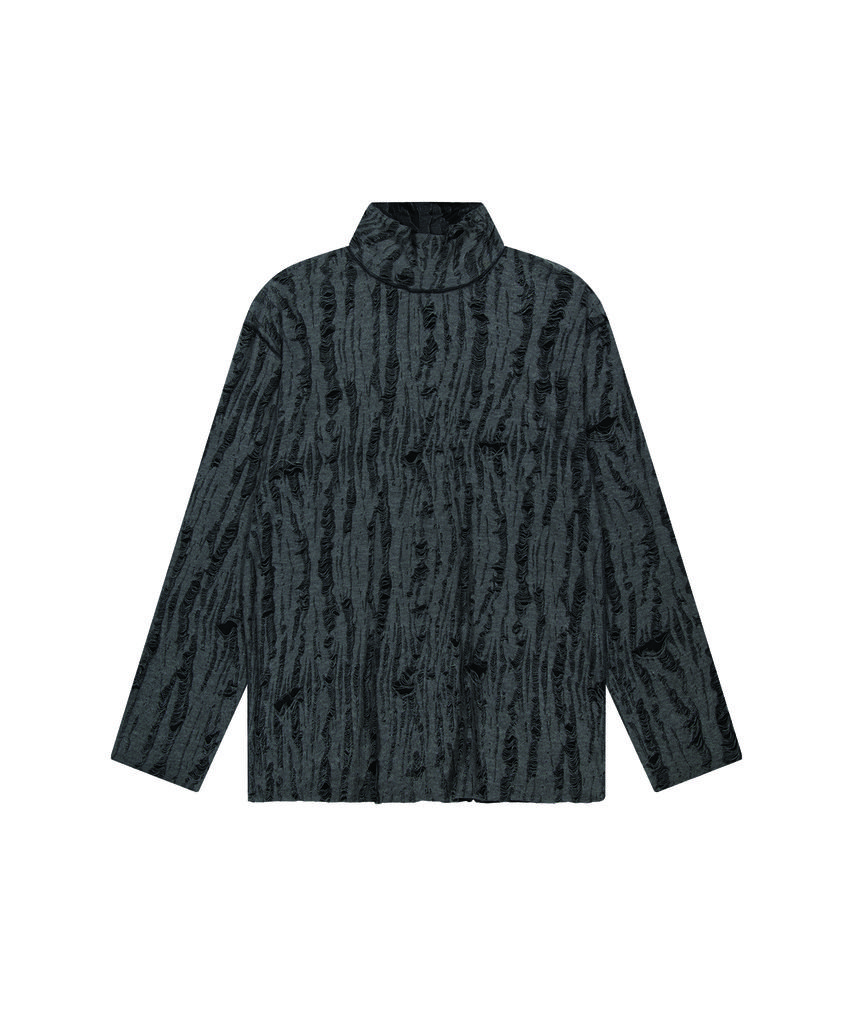ENDOOR Vintage Reversible Turtleneck (Gray-Black)