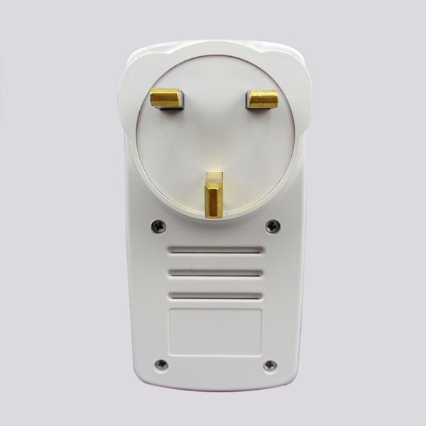 UK Wireless Remote Control Socket with Round SOS Remote, AC85V-250V