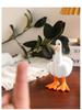 Creative Middle Finger Duck Resin Ornament - Funny Sand Sculpture Birthday Gift