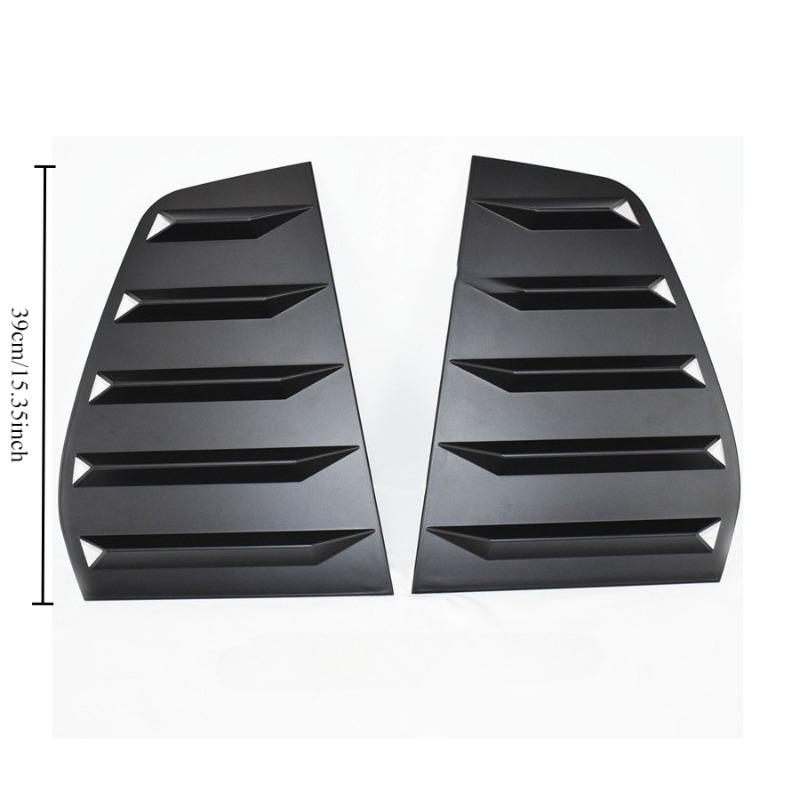 1 paio per Golf 6 Golf 7/7.5 Deflettore Finestrino Posteriore Modifica Presa d'Aria Sportiva Pannello Decorativo Turbolento Finestrino Deflettore GTI/R