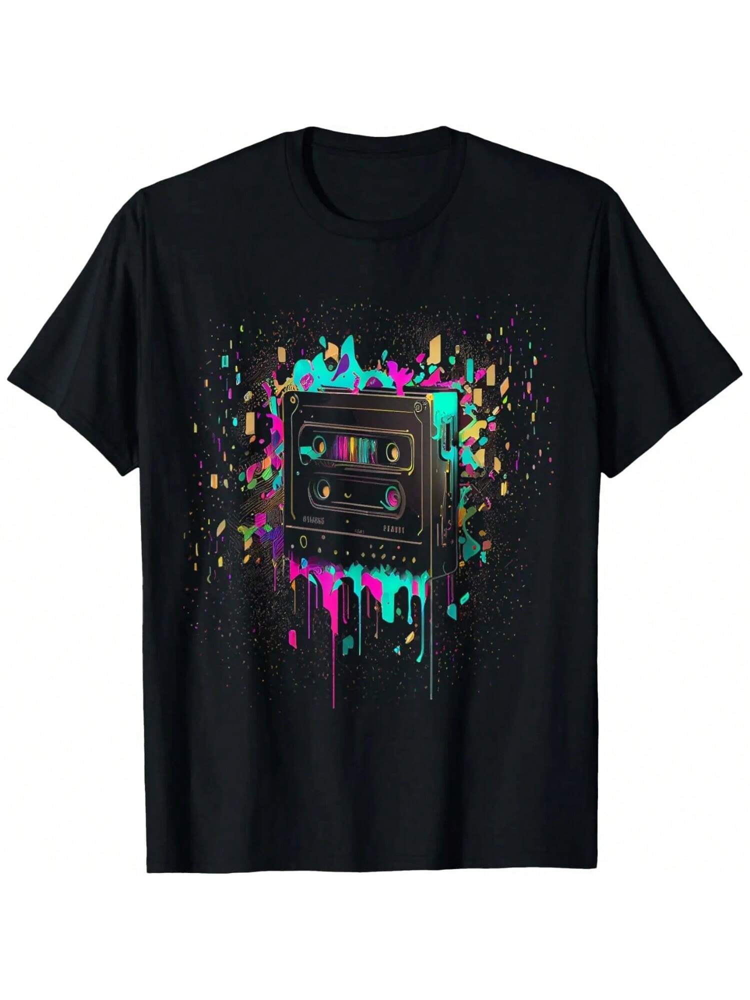 80s Vintage Retro Music Outfit 80s 90s  Costume Theme Party T-Shirt S