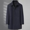 Men's Mid-Length Wool Blend Overcoat