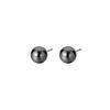 Retro French Black Pearl Earrings Light Luxury Elegant Temperament Versatile Fashion Earrings for Women