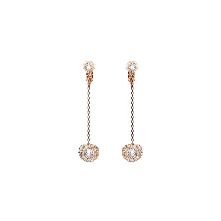 Swarovski Generation Ear Clips Women ear clips Rose-Gold 5636510-1 Rose Gold-tone Plated,F