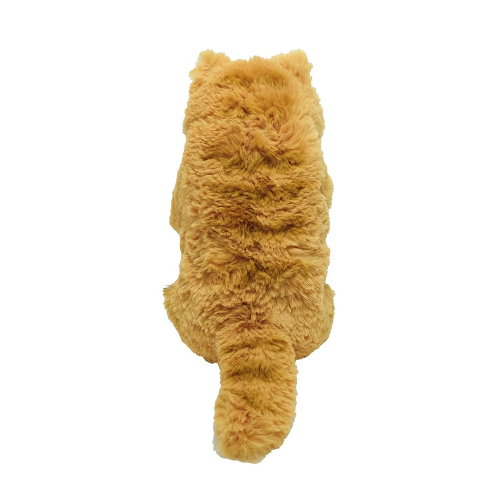 SunLemon Sleeping Lap Cat, Small, Chashiro, 15 X 12 X 34cm, Plush Animal, Cute Cat, P-1573