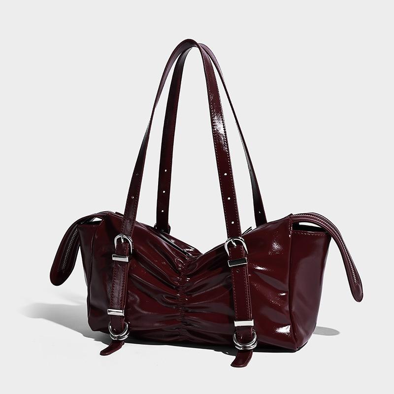 Korean Style Butterfly Bag 2025 Autumn Winter New Underarm Bag Large Capacity Shoulder Bag High-end Commuting Underarm Baguette Bag