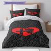Alpha Romeo Pattern Bedding,Quilt Set Quilt Cover Pillowcase Home Birthday Gift (1 * duvet cover + 2 * pillowcase, without core)