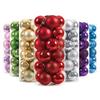 2026 24Pcs 3/4/6CM Christmas Balls Big Ball Christmas Tree Pendant Ornaments for Party Decor New Year Navidad Gifts Accessory