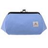 Watona Canvas Cosmetic Pouch 50w (Wide) (Baby Blue)