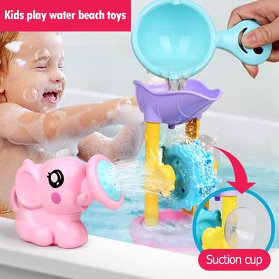 3 pièces/1 ensemble été enfants jouets salle de bain jouets de bain arrosage goutte Pot douche pulvérisation éléphant arroseur