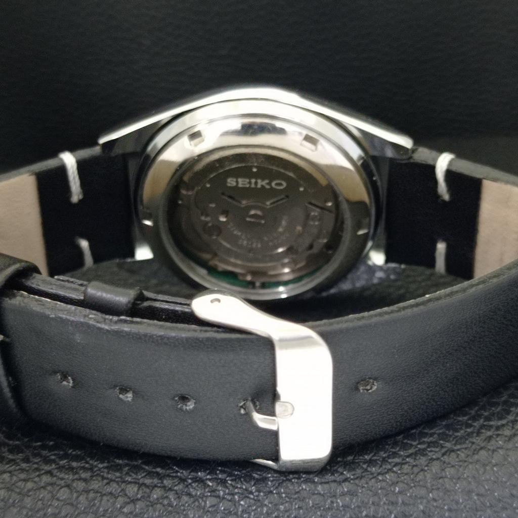 JAPAN VINTAGE REFURBISHED SEIKO 5 AUTOMATIC 6309A MENS WHITE WATCH a441694-1 Sk-a441694