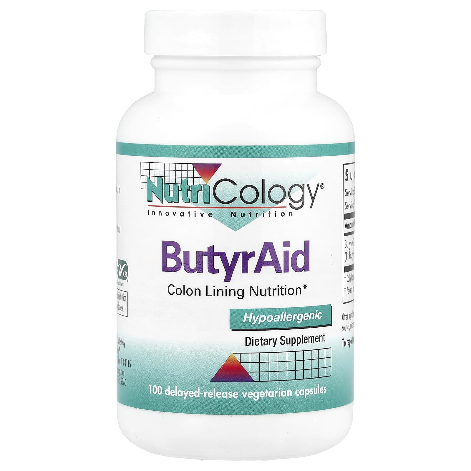 

Butyramide, Delayed Release Veggie Capsules 100